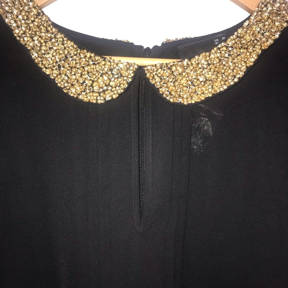 Black and Gold dress romper - Picture 3 of 6